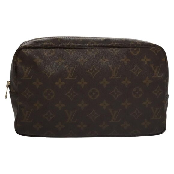 LOUIS VUITTON Monogram Trousse Toilette 28 Clutch Bag M47522 LV Auth am7574 - Picture 1 of 16